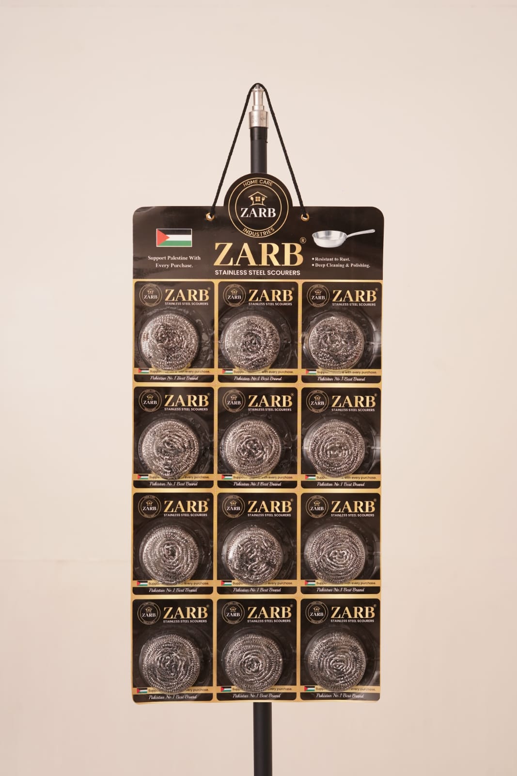 Zarb Stainless Steel Scourer – 12 in 1 - Image 3