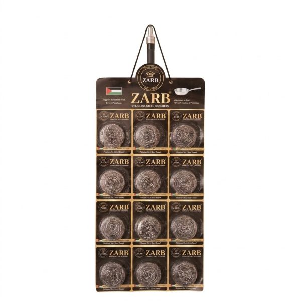 Zarb Stainless Steel Scourer – 12 in 1